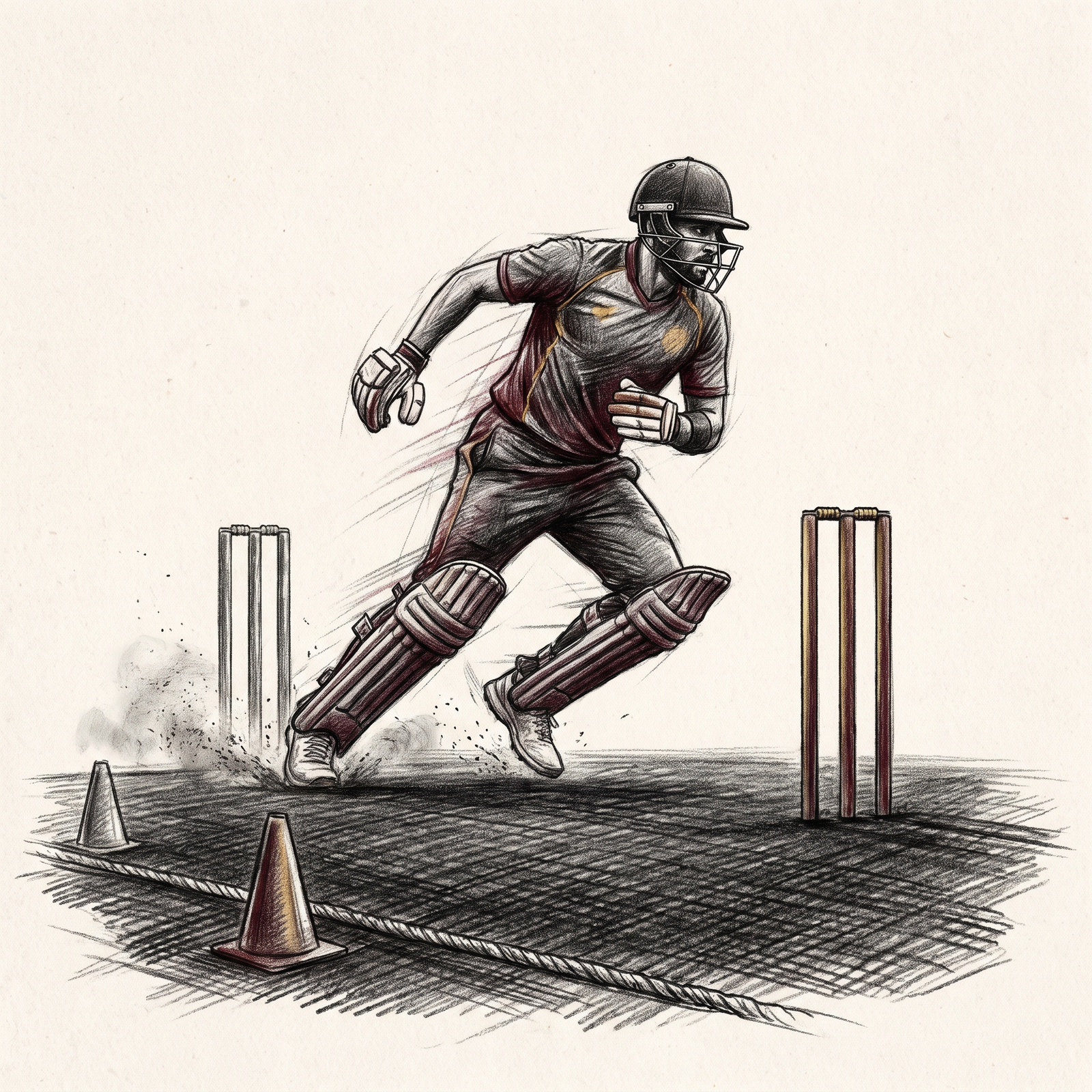Fitness illustration for Cricket Fitness Coach Delhi