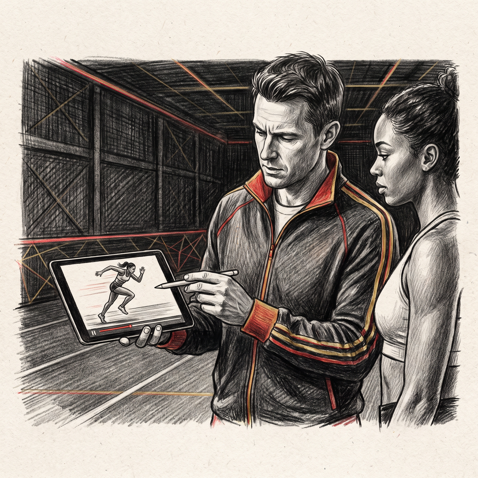 Fitness illustration for Sports Performance Training Delhi