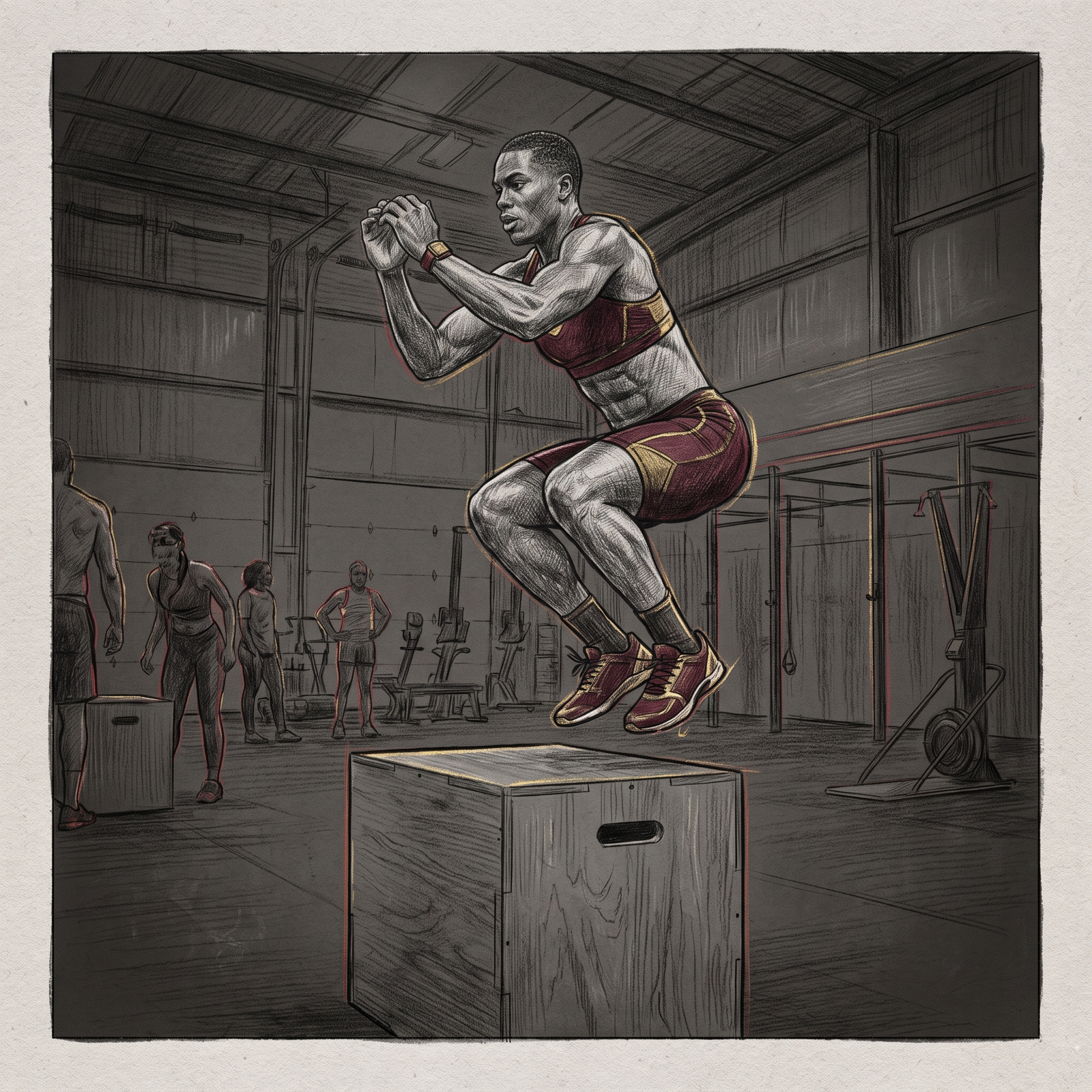 Fitness illustration for Sports Performance Training Delhi