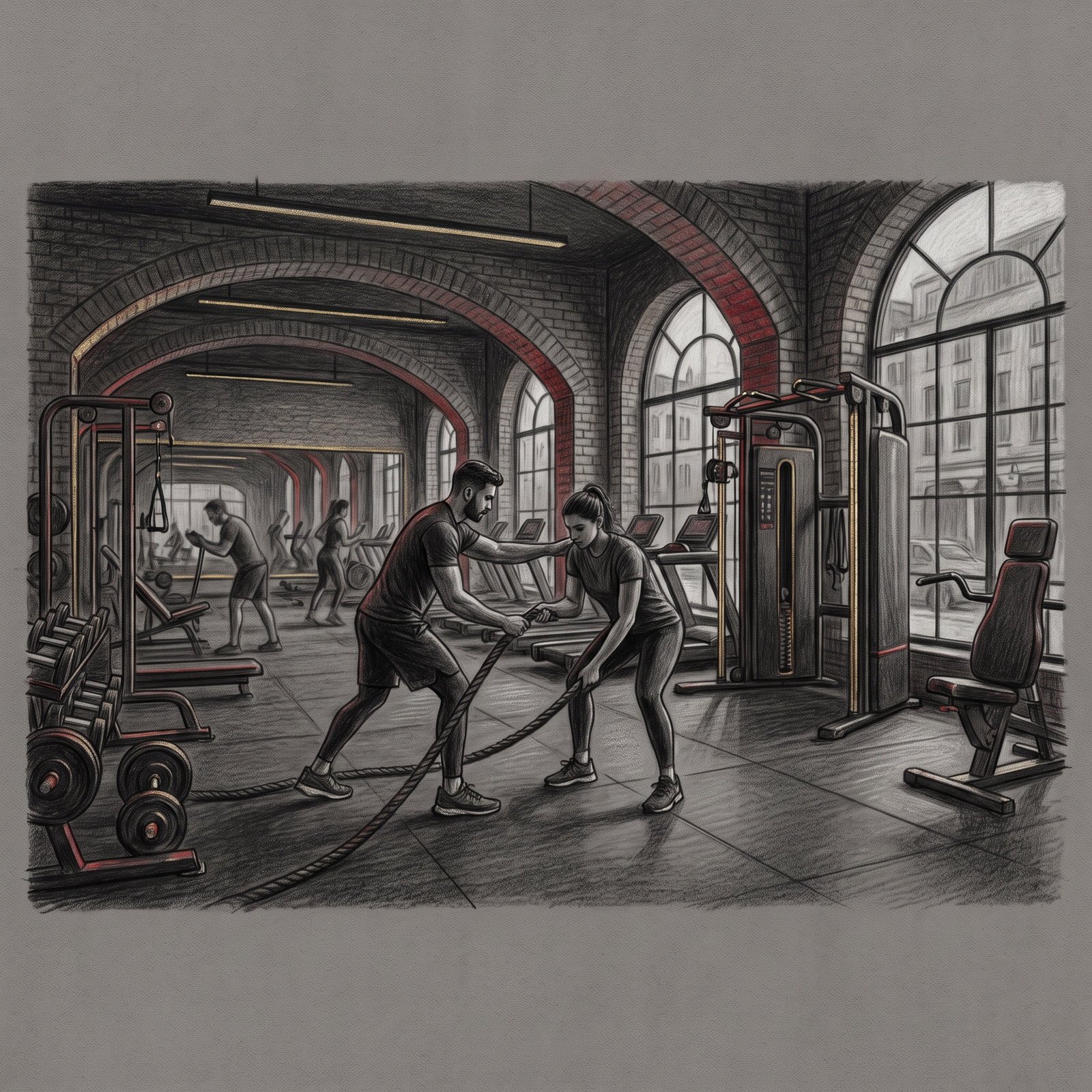Fitness illustration for Personal Fitness Training Services Delhi