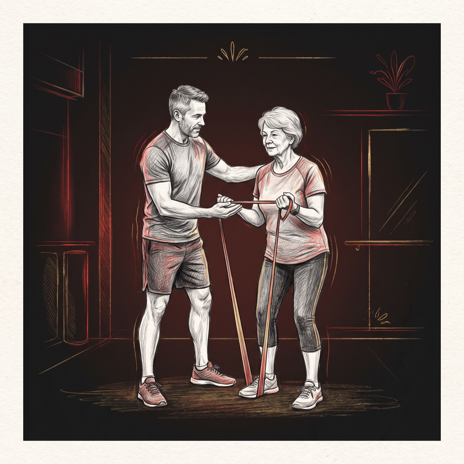 Fitness illustration for Personal Fitness Training Services Delhi