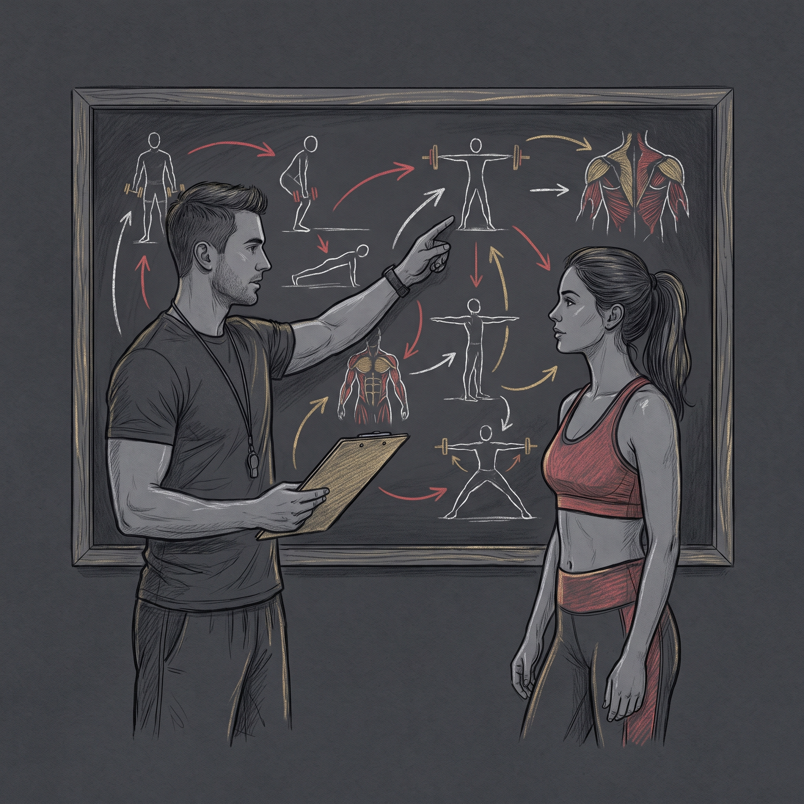 Fitness illustration for Personal Fitness Training Services Delhi