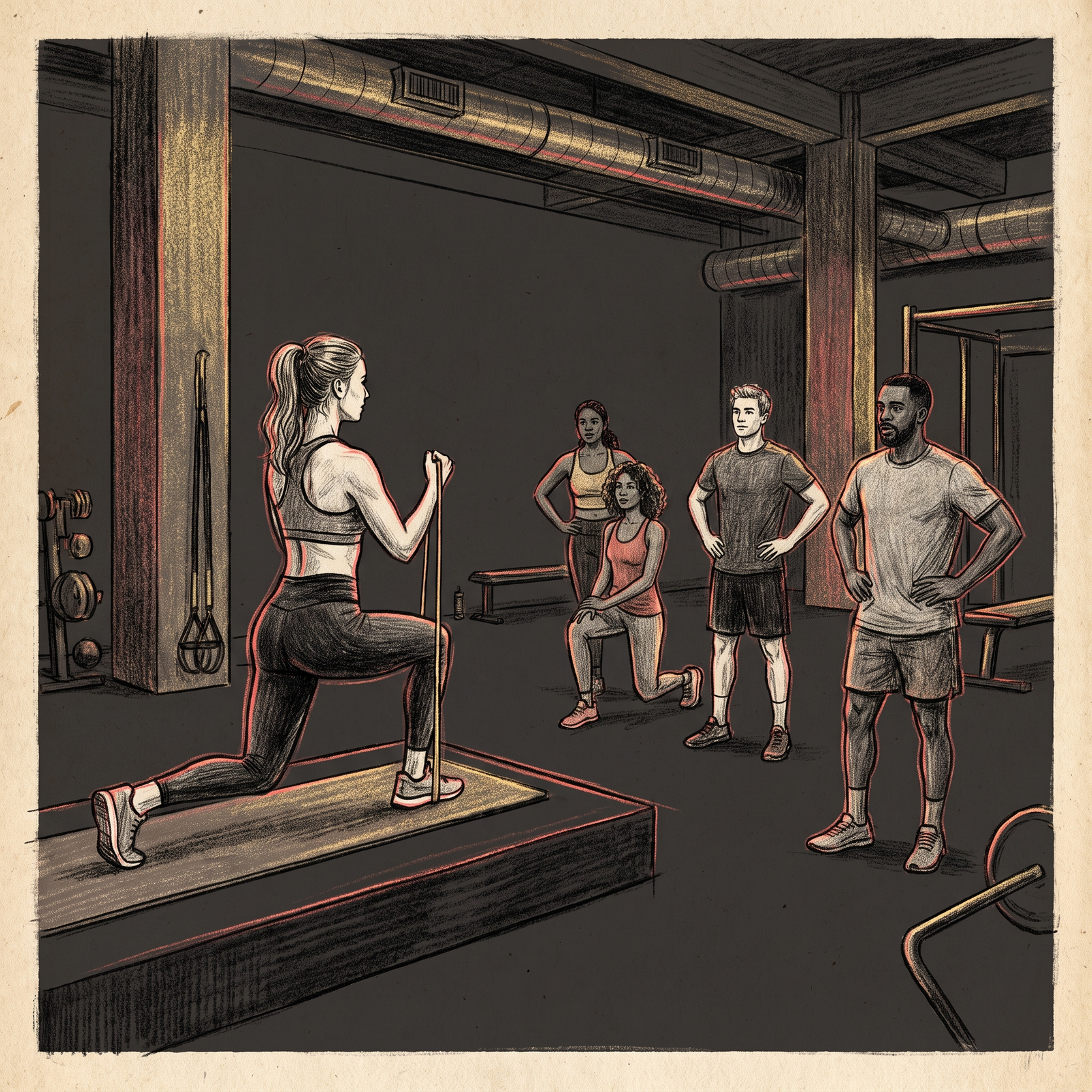 Fitness illustration for Personal Fitness Training Services Delhi