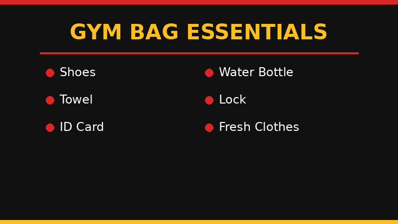 First Day at the Gym: What to Do, What to Bring, What to Avoid